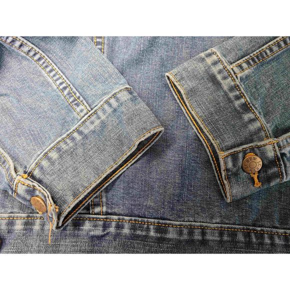 Vintage JCREW jeans jacket men's size XL - Picture 3 of 7